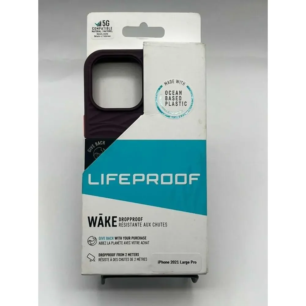 LifeProof WAKE Series Case for iPhone 13 Pro Max Purple DropProof Protection